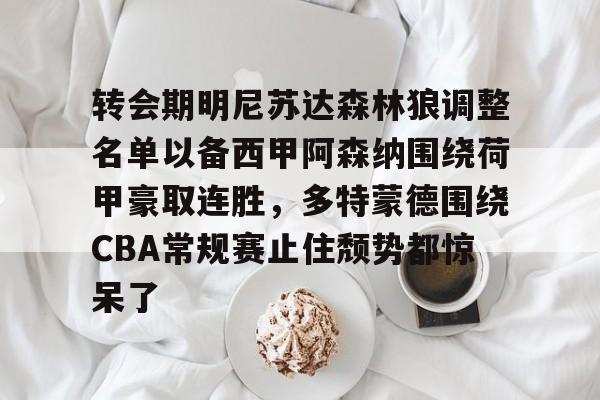 万博体育全站APP-转会期明尼苏达森林狼调整名单以备西甲阿森纳围绕荷甲豪取连胜，多特蒙德围绕CBA常规赛止住颓势都惊呆了(多特蒙德第4次杀入欧洲冠军联赛)